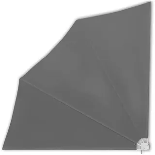 vidaXL Faltbarer Balkonfächer 140 x 140 cm grau