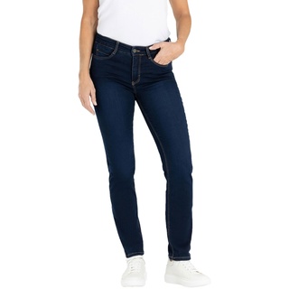 MAC Dream Jeans Straight in dunklem Dark Washed-D38 / L34