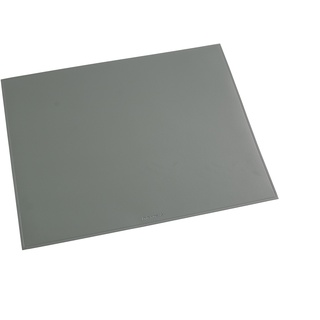 Läufer 40653 Durella Schreibtischunterlage, 52x65 cm, grau, rutschfeste Schreibunterlage für hohen Schreibkomfort, abwischbar