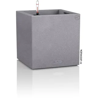 LECHUZA Canto Stone low 30 Komplettset 30 x 30 x 30 cm steingrau