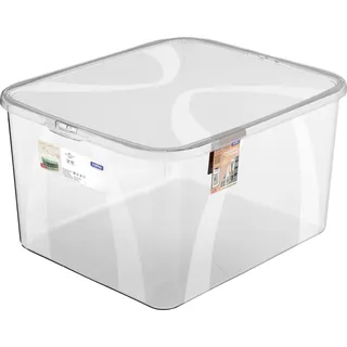 Rotho Aufbewahrungsbox Lona 42 x 35,1 x 23 cm 1-tlg. transparent