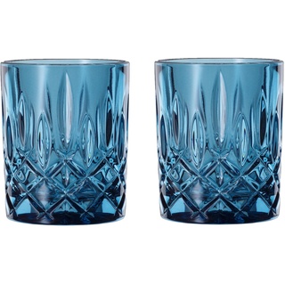 Spiegelau & Nachtmann, 2-teiliges Whiskybecher Set, Blaue Whiskygläser, Kristallglas, 295 ml, Blue, Noblesse Vintage, 104243