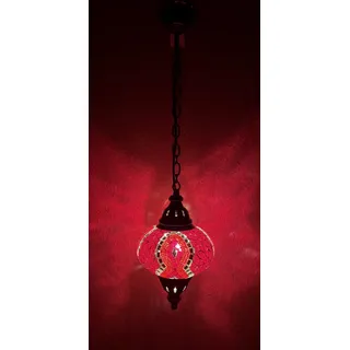 Samarkand - Lights Mosaiklampe Mosaik - Hängeleuchte L orientalische lampe Deckenlampe Rot