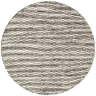 benuta Rocco Wollteppich 250 x 250 cm Beige/Schwarz