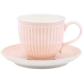 GREENGATE Tasse mit Untertasse 0,3 l Rosa