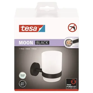 Moon Black tumbler holder self-adhesive
