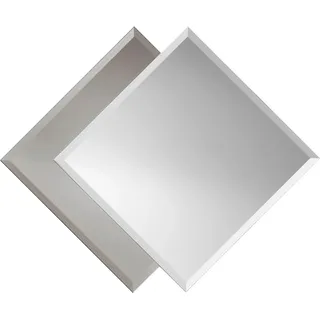 JOKEY Badspiegel JOKEY "Balta", silber (silberfarben), Facettenschliff, Spiegelglas, Spiegel, Badspiegel, 50 x 60 cm