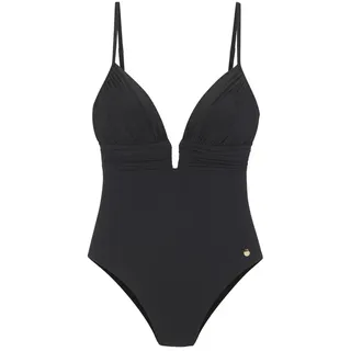 LASCANA Badeanzug Damen Schwarz 40 Cup B