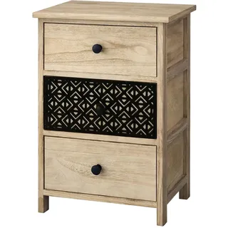 Hti-Living Kommode Melia 40 x 29 x 58 cm Schwarz