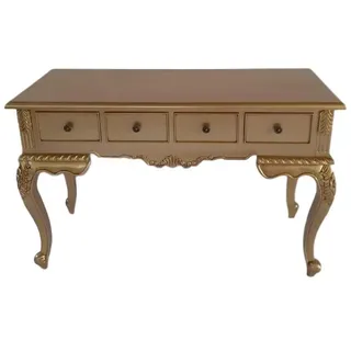 Antiker Sekretär Barock Louis Seize Renaissance Rokoko Farbe: Gold Schreibtisch Schminktisch Länge120xHöhe175xBreite49cm Nr.11