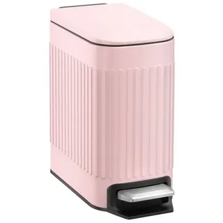 LuxusKollektion Kosmetikeimer Badezimmer-Mülleimer 6L Rosa mit Deckel rosa