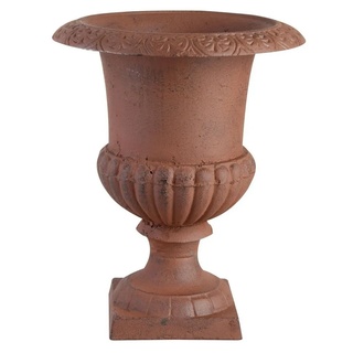 esschert design Blumentopf (Set, 2 St), Französische Vase, Amphore auf Sockel, Größe M braun Ø 23.00 cm