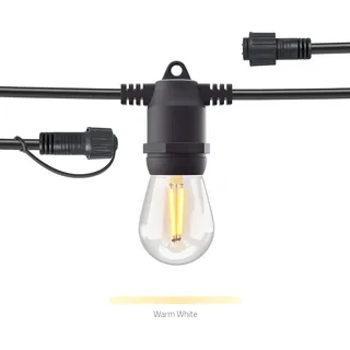 Hombli Smart Outdoor Light String Lichterkette 5 m Schwarz