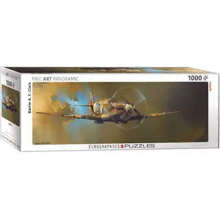 Eurographics Panoramic Puzzle 1000 Teile - Spitfire by Barrie A.F. Clark