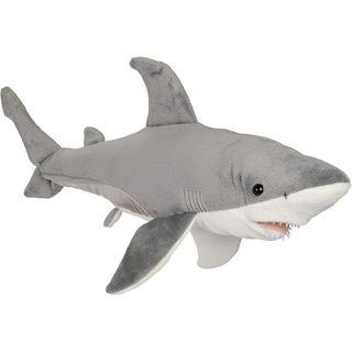 Uni-Toys Kuscheltier »Weißer Hai - 50 cm (Länge) - Plüsch-Fisch - Plüschtier«, zu 100 % recyceltes Füllmaterial
