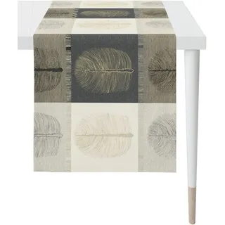 APELT Tischläufer Vito, LOFT STYLE (1-tlg), Jacquardgewebe braun