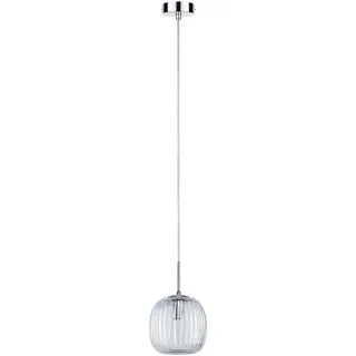 Paulmann Ruya 1-flg. E14 20W 30 cm kugelförmig Glas, Chrom