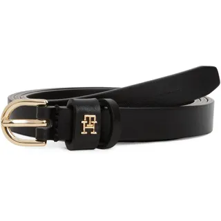 Tommy Hilfiger Damengürtel Leder 1,5 cm Schwarz 70