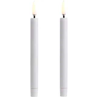 Uyuni LED Mini Tafelkerze 14cm nordic white 2 Stück