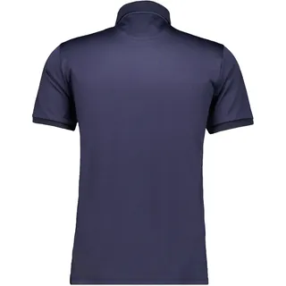 Poloshirt RAGMAN, Herren, Gr. S, blau (dunkelblau, 711), Baumwollmischung, casual, regular fit, ohne Ausschnitt, Kurzarm, Shirts