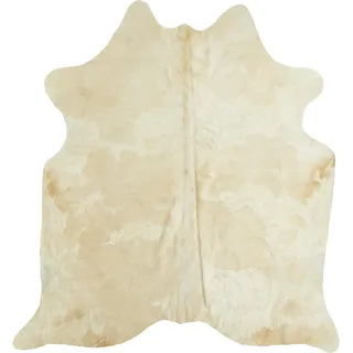 LUXOR LIVING Rinderfell Fellteppich 130 x 190 cm Beige/Braun