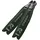 Lange Flossen Ideal für fortgeschrittene Apnoe und Speerfischen Grün/Schwarz 46/47