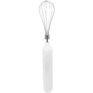 Elektrischer Schneebesen, Kabelloser Handmixer 3 Geschwindigkeiten Zum Backen zu Hause (Weiß)