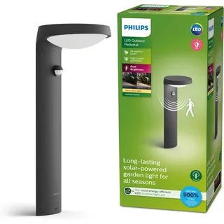 Philips Außenstandleuchte Kunststoff 40,0 cm Solar 1,2 W IP44 anthrazit