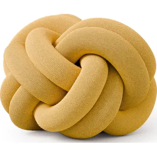 Design House Stockholm Knot Kissen 40 x 40 cm Gelb