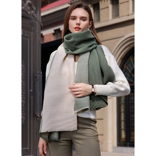 XDeer Modeschal Damen Schal,XL Winter Schal Poncho Qualität, zweiseitige feine Linie,Damen Halstuch Geschenk für Frauen in verschiedenen Farben grün