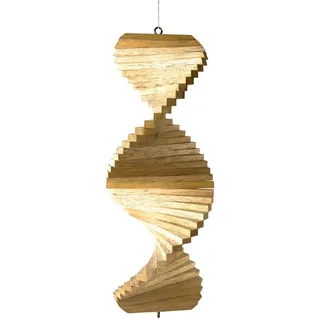 Woru Windspiel Spirale 40 cm Natur