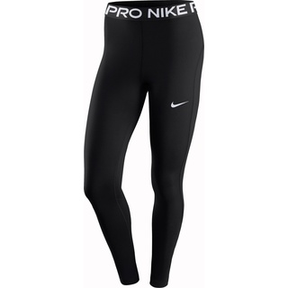 Nike PRO 365 Tights Damen in black-white, Größe L - schwarz