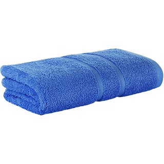 StickandShine Handtuch Handtücher Badetücher Saunatücher Duschtücher Gästehandtücher in Blau zur Wahl 100% Baumwolle 500 GSM 100 x 150 cm Badetuch