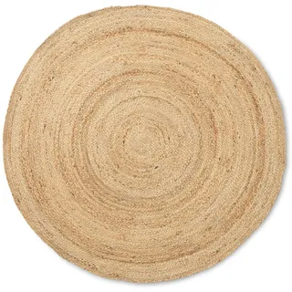 Ferm Living - Eternal Runder Jute Teppich, Ø 240 cm