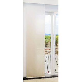 Flächengardine  von LYSEL® - Gradient transparent mit Farbverlauf in den Maßen 245 cm x 60 cm beige/elfenbein
