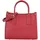 Henkeltasche Kunstleder Red