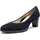 13436-02 Plateau-Pumps Leder Blau 36 5