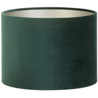Light & Living Lampenschirm Zylinder Velours - Dutch Green - Ø30x21cm | Zylinder - Modern - Velours