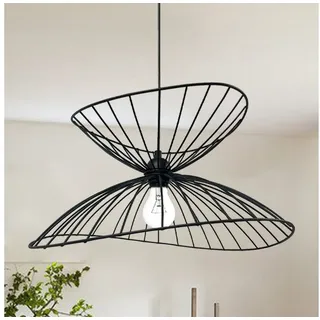 Bamyum Pendelleuchte Pendelleuchte Vertigo, Metall Schwarz 50 cm Modern Lampe, ohne Leuchtmittel schwarz