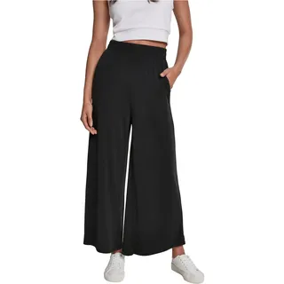 URBAN CLASSICS Ladies Modal Culotte Stoffhose Schwarz XXL