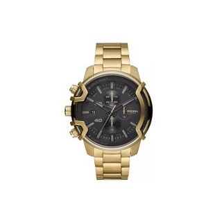 Diesel Uhren - Griffed Chronograph Stainless Steel Watch - Gr. unisize - in Gold - für Damen