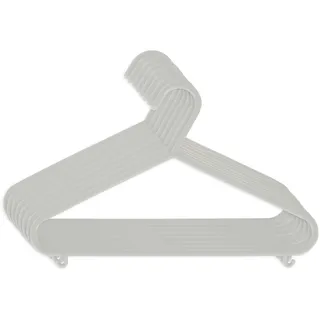 Bieco Kleiderbügel Kinder 8 St. Grau | Länge ca. 30 cm | Kunststoff Kinder | Baby Organiser Für Kleiderschrank | Clothes Hangers