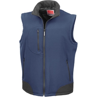 Result Softshell Bodywarmer, navy/black, M
