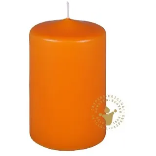 Jaspers Kerzen Stumpenkerzen apfelsine 200 x 80 mm, 6 Stück