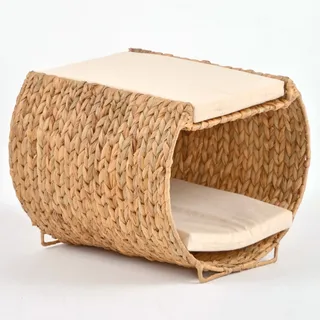 Silvio Design Katzenliege Otis 0 x 0 x 0 cm Beige/Braun/Weiß