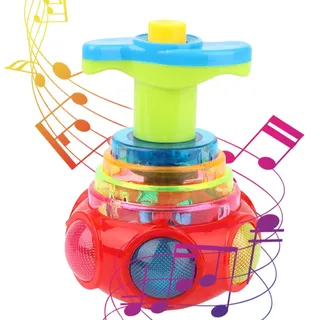 ZORQ Oberes leichtes Spielzeug | LED-leuchtendes Musik-Spinnspielzeug für Kinder - Kreisel Spielzeug für Kinder, Kreisel Spielzeug, Kreisel Spielzeug für Kindergarten Spielzeug Party Favors