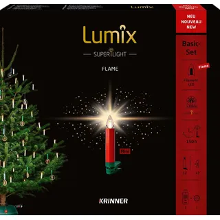 Panasonic Baumkerzen LED 9 cm rot