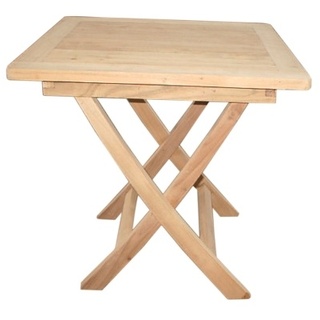 Lex Premium Teak kleiner Kaffee Tisch Gartentisch Beistelltisch Holztisch 53x53 cm