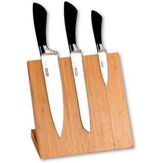 KESPER® Messerblock (1tlg), magnetisch, mit Halterung für Messer, Lieferung ohne Messer braun