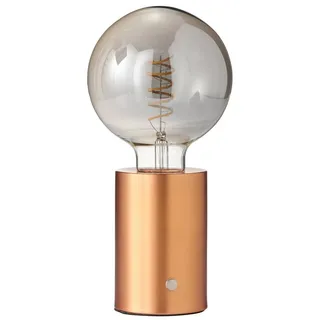 Northpoint Nachttischlampe LED Akku Tischlampe Tischleuchte Edison Glühbirne mit Glühdraht